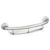Grill grab bar with soap dish