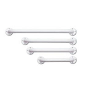White grab bars