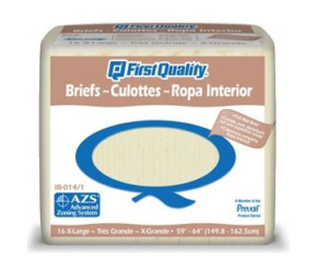 First Quality Adult Diapers Extra Large