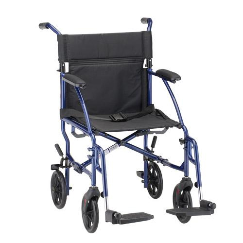 Transport Wheelchair Blue