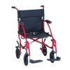 Transport Wheelchair Red